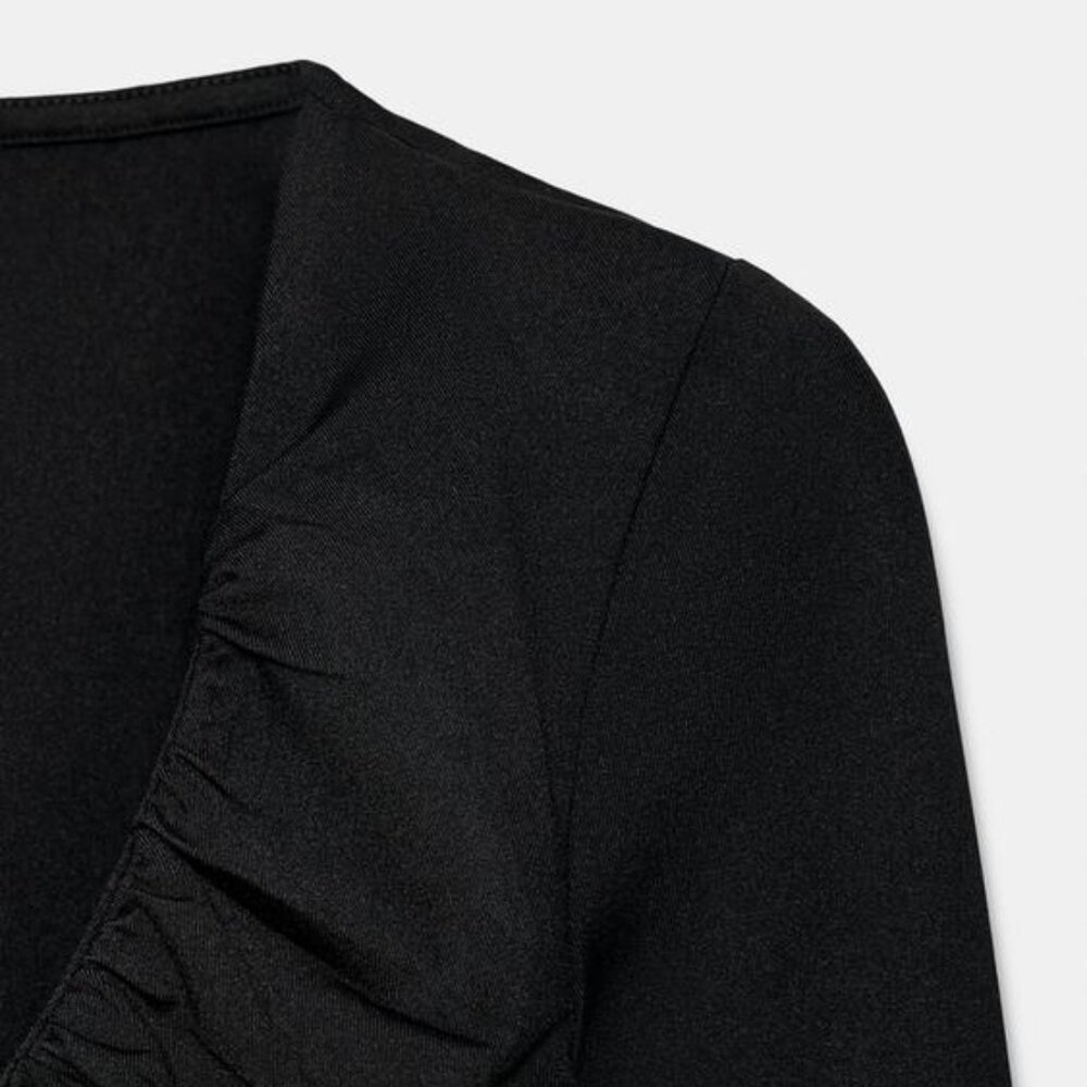 ZARA DRAPED POLYAMIDE TOP - Picture 9 of 9